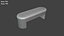 3D Low Poly Benches Pack model