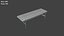 3D Low Poly Benches Pack model