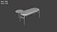 3D Low Poly Benches Pack model