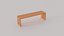 3D Low Poly Benches Pack model