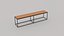 3D Low Poly Benches Pack model
