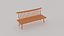 3D Low Poly Benches Pack model