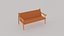3D Low Poly Benches Pack model