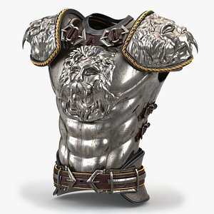 medieval boby armor 3D model
