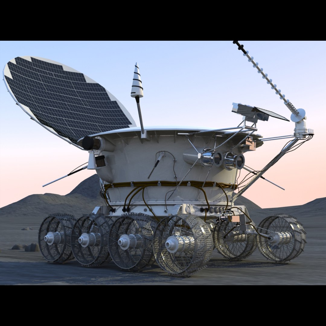 lunokhod 1 3d model