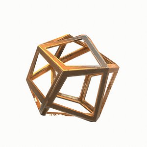 3D model design abstract object