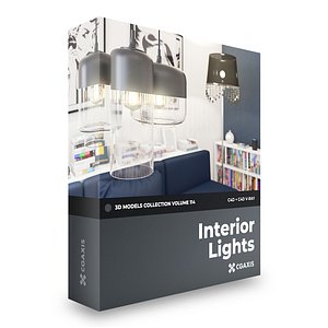 3D interior lights volume 114 model