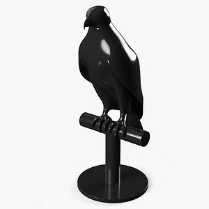 Falcon Dummy on Perch Black
