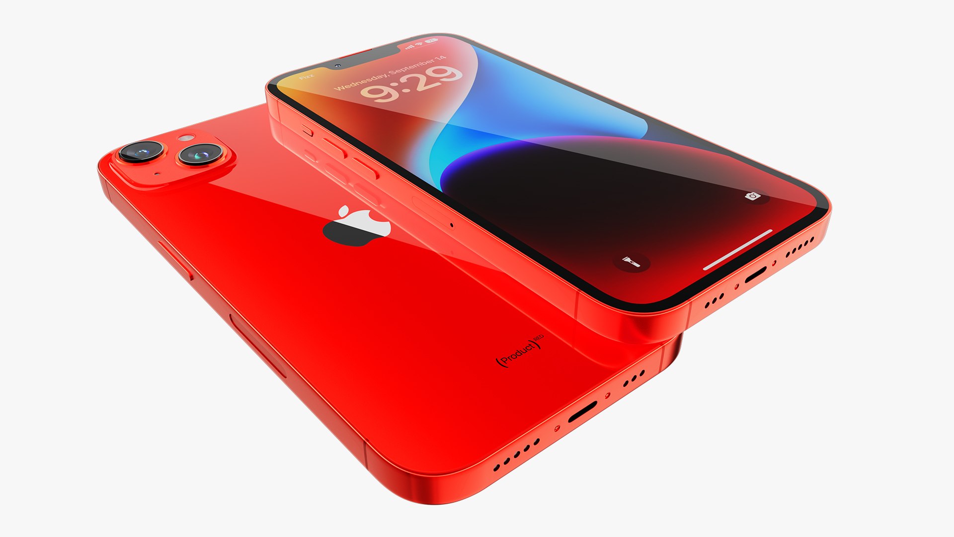 IPhone 14-14 Plus Red Model - TurboSquid 1990379