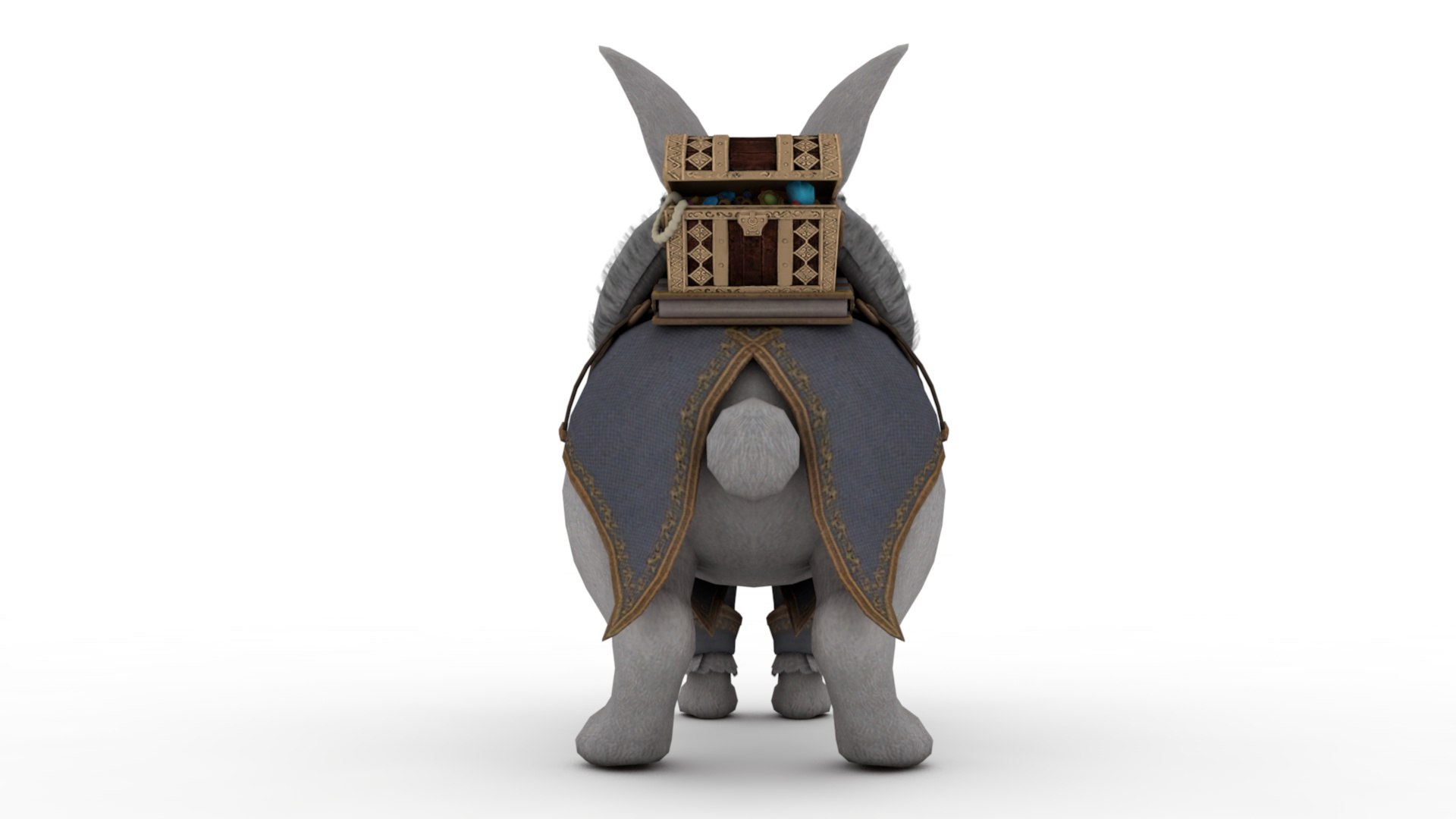 3D Model White Rabbit - TurboSquid 2289250