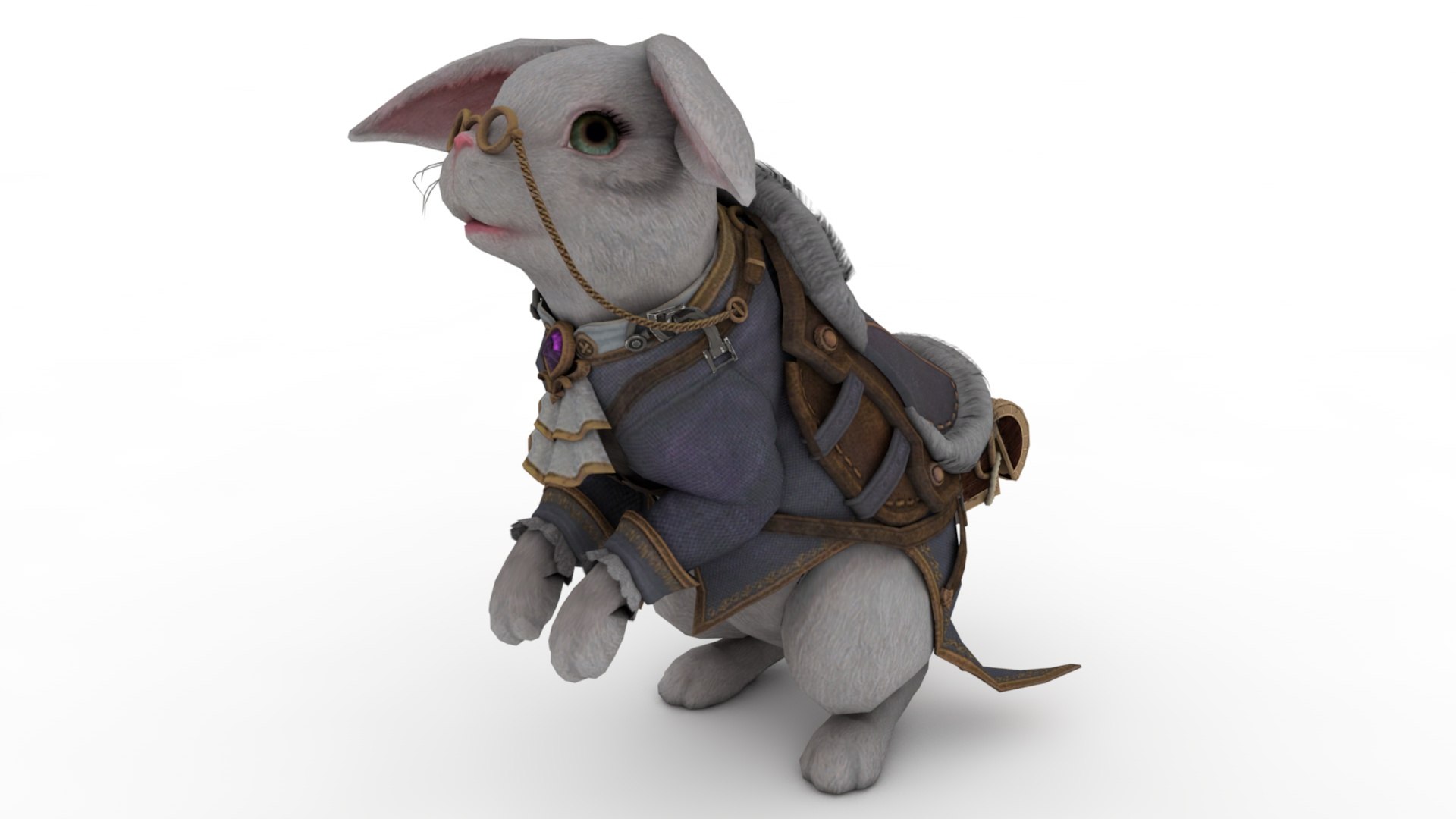 3D Model White Rabbit - TurboSquid 2289250
