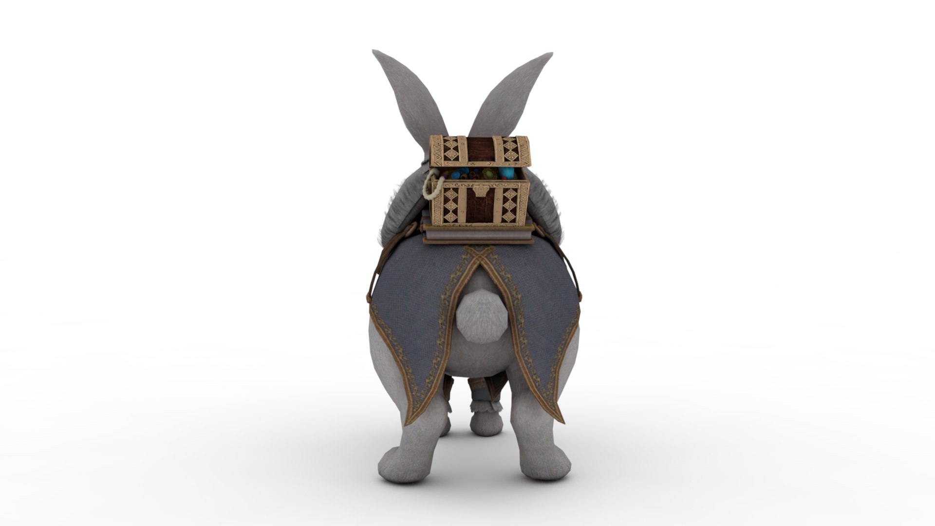 3D Model White Rabbit - TurboSquid 2289250