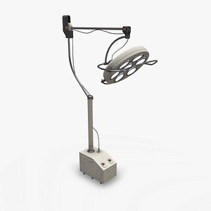 Hospital Old Operating Lamp Low-poly PBR