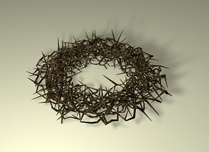 3D model jesus crown thorns