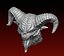 Demon head 3D print ready