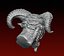 Demon head 3D print ready