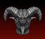 Demon head 3D print ready