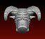 Demon head 3D print ready