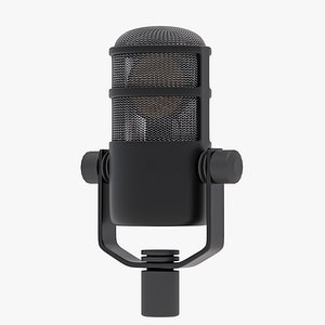 3D Broadcast Microphone 1 model