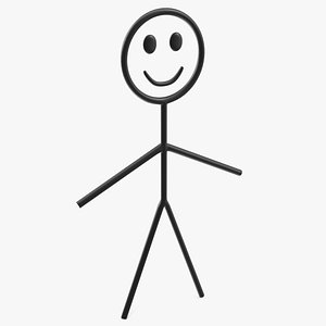 Stickman Black