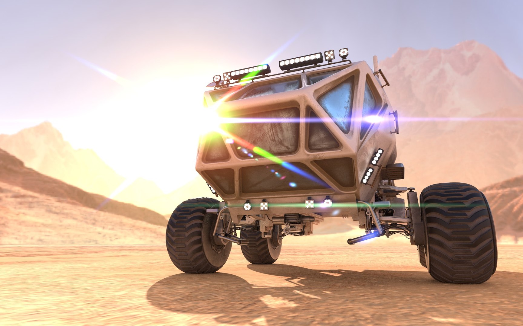 Marsohod Rover 3D Model - TurboSquid 1565437