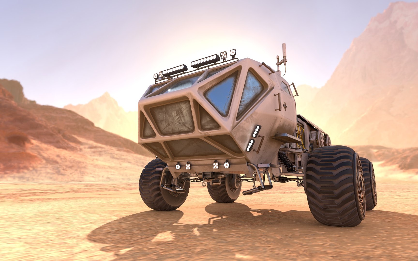 Marsohod Rover 3D Model - TurboSquid 1565437