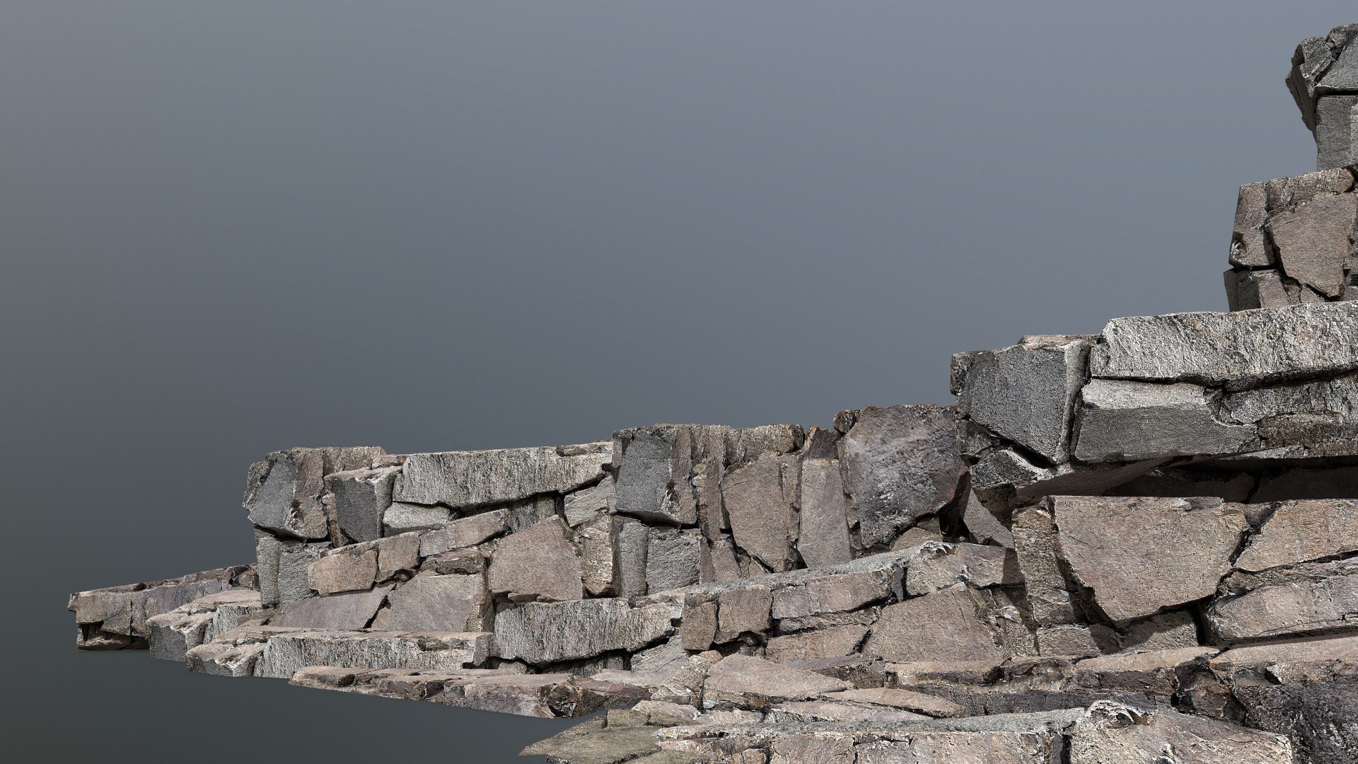 Cliff Rocks 3D Model - TurboSquid 2259531