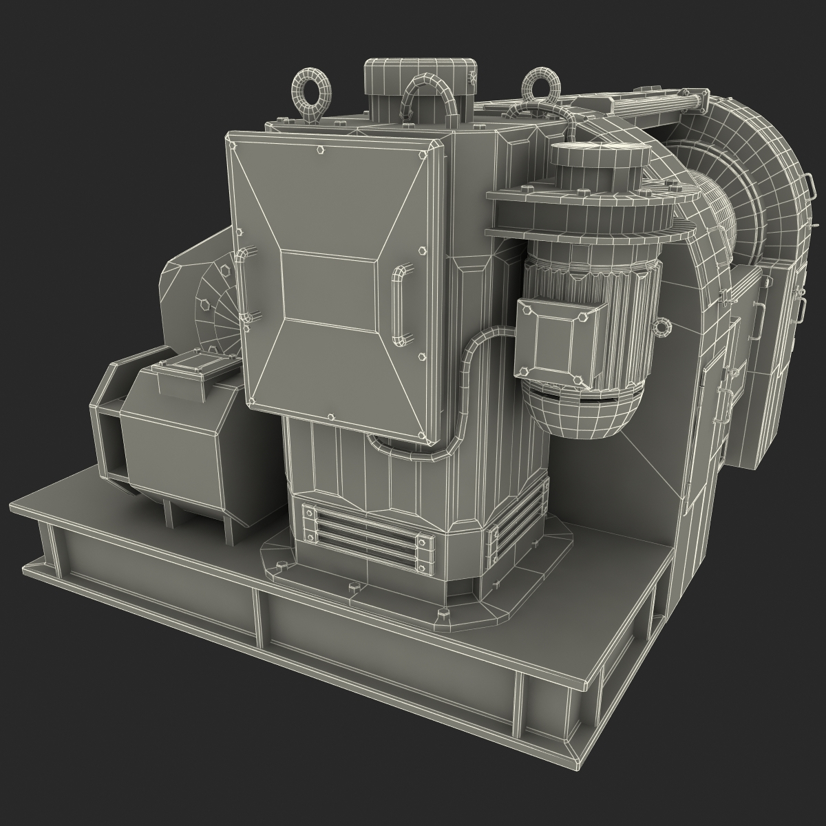 rig draw-works 3d model