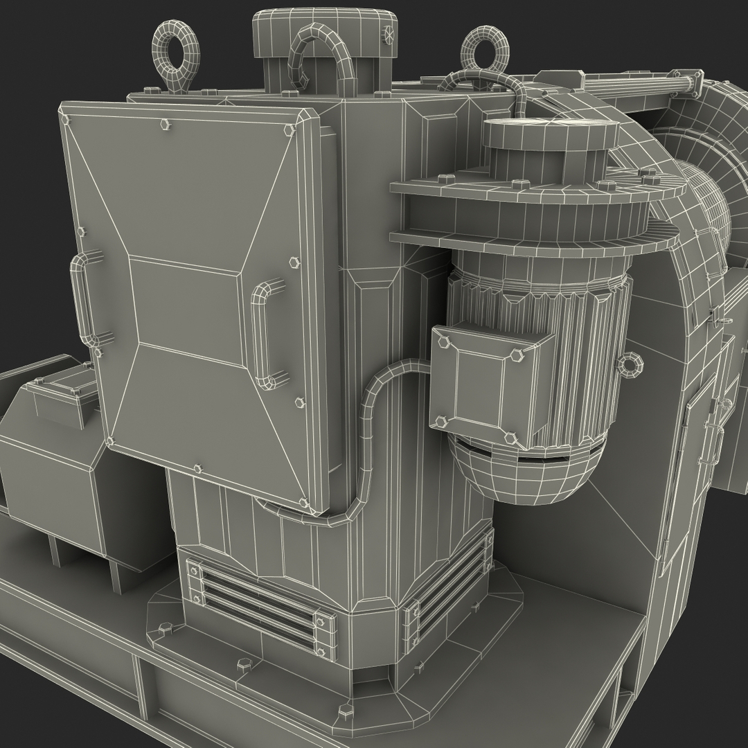 rig draw-works 3d model