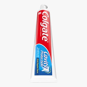 3D tube colgate toothpaste tooth
