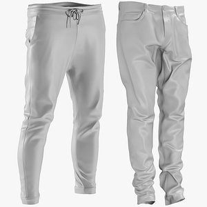 mesh men s jeans 3D