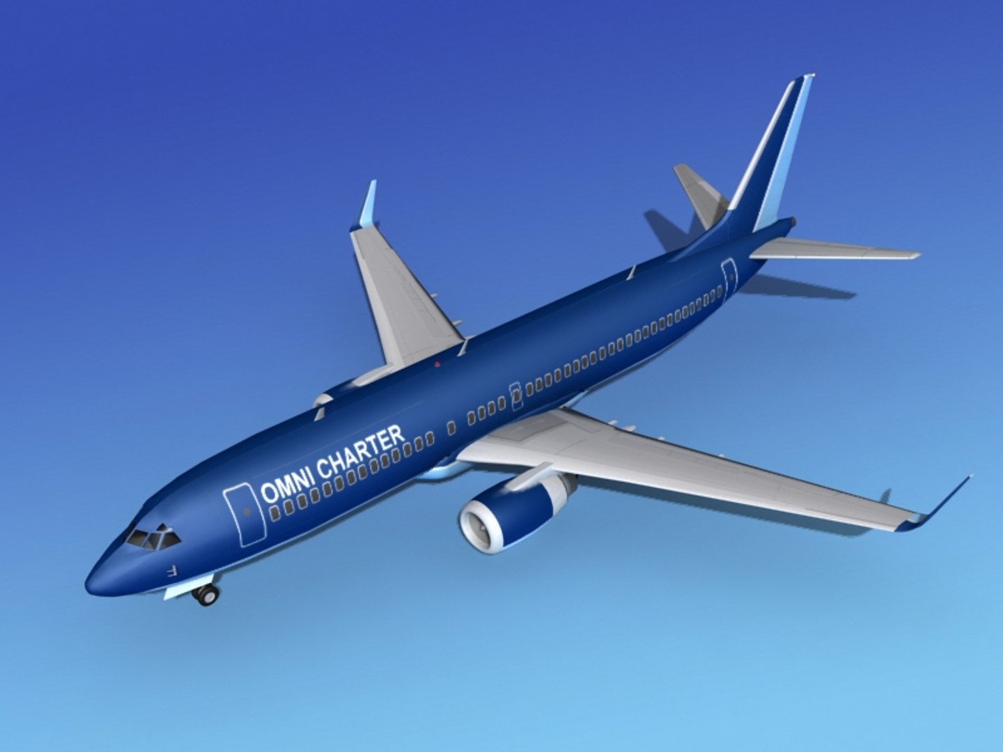 3d Model Boeing 737-800 737