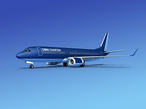 3d model boeing 737-800 737