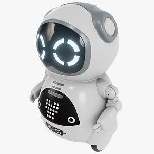 White Cute Robot Toy