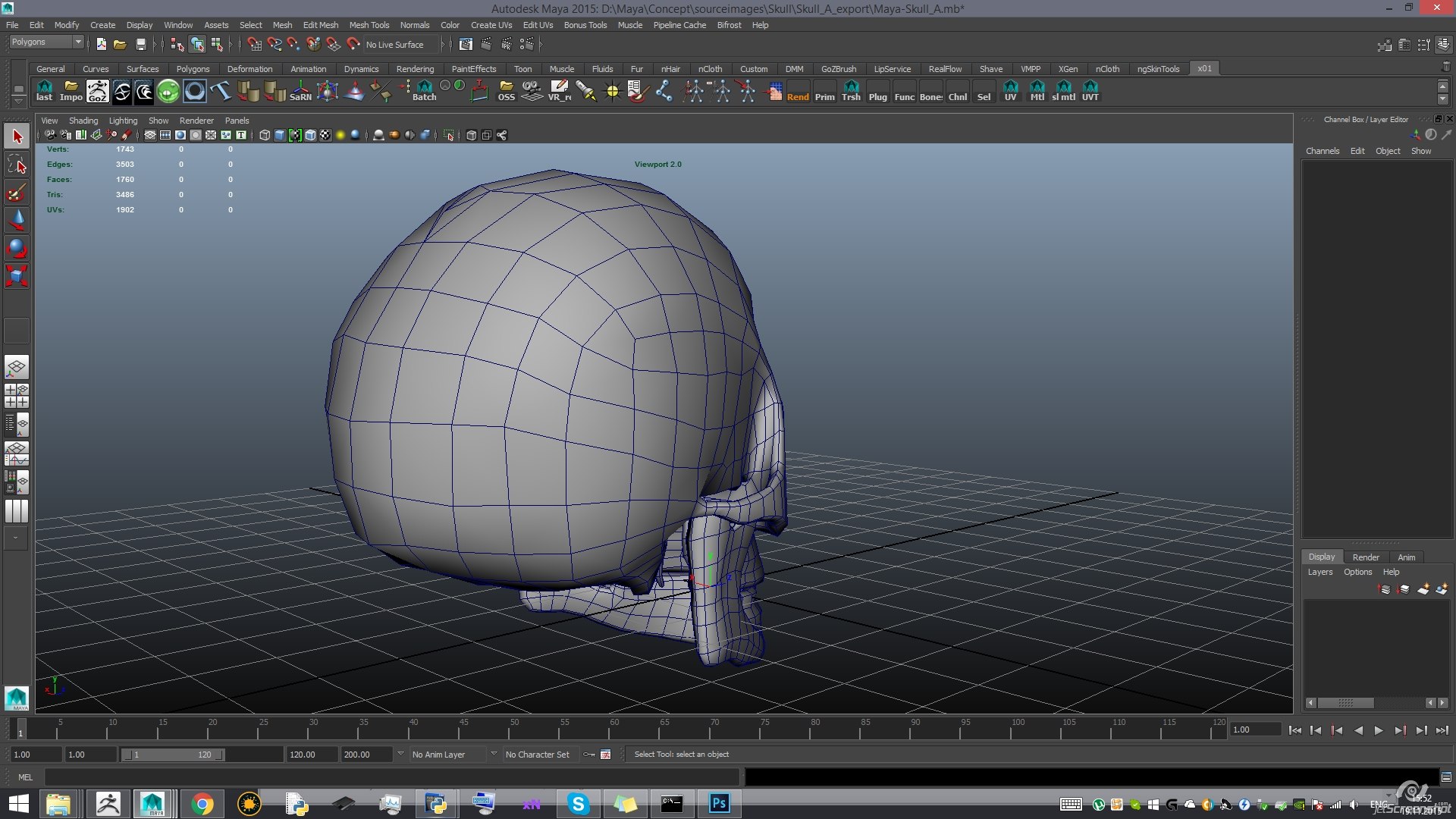 3d Model Man Head