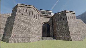 Shaniwar wada 3D model 3D