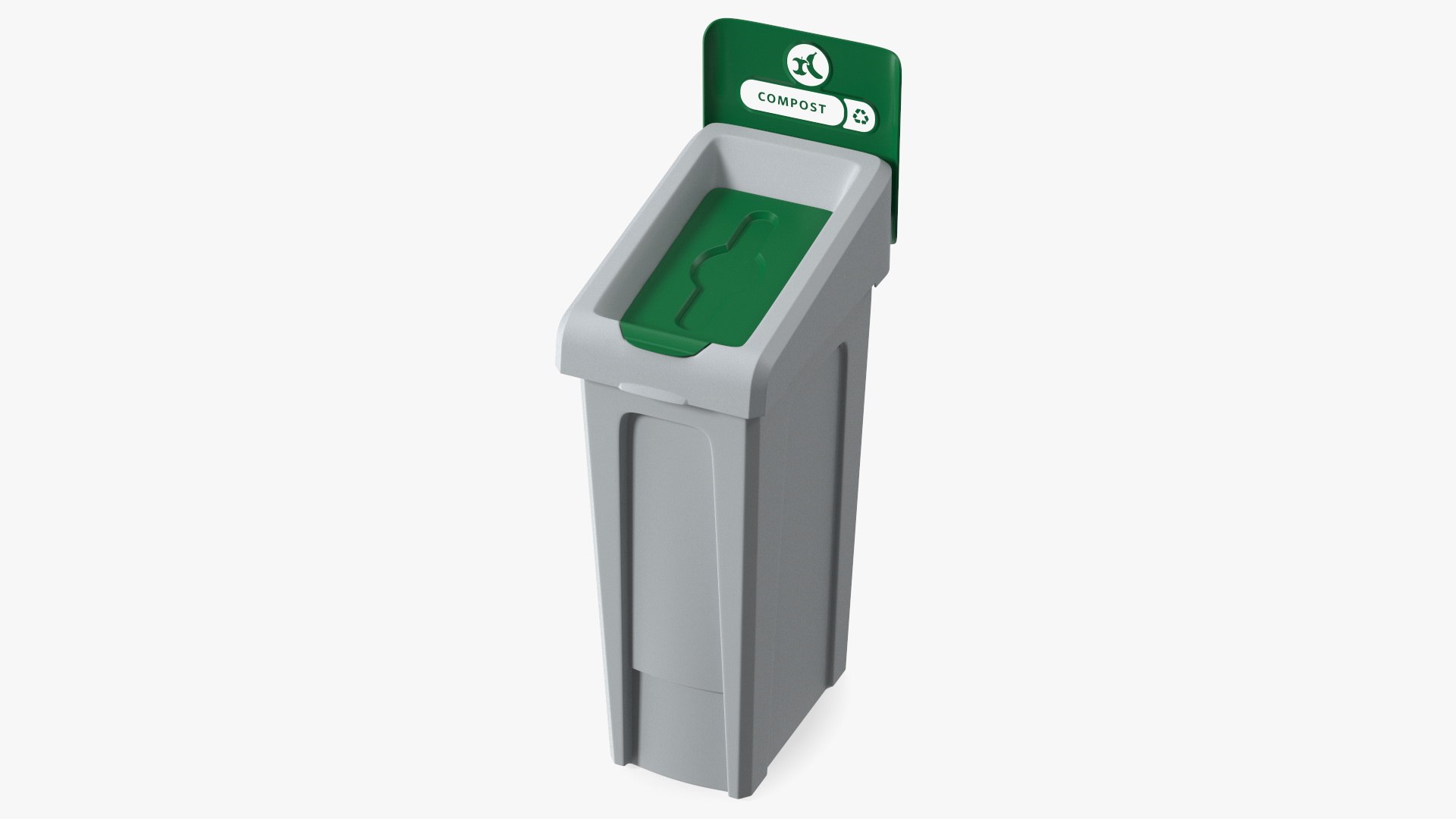 Compost Organic Waste Container 3D model preview