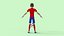 Cartoon Footballer Rigged 3D model