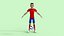 Cartoon Footballer Rigged 3D model