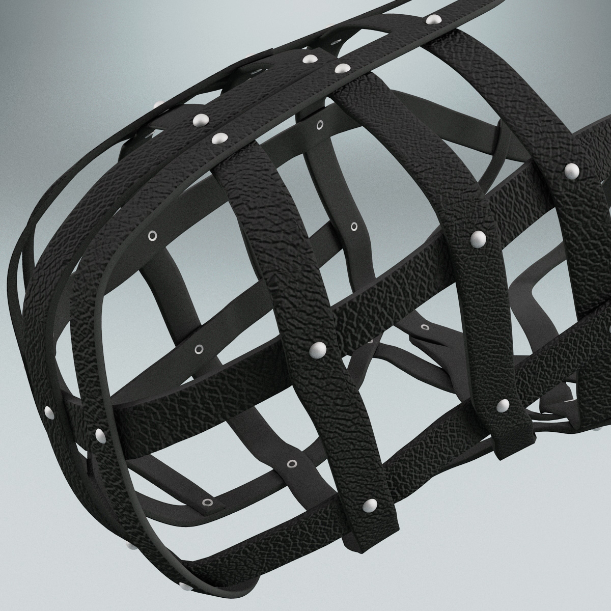 3d dog muzzle v4 model