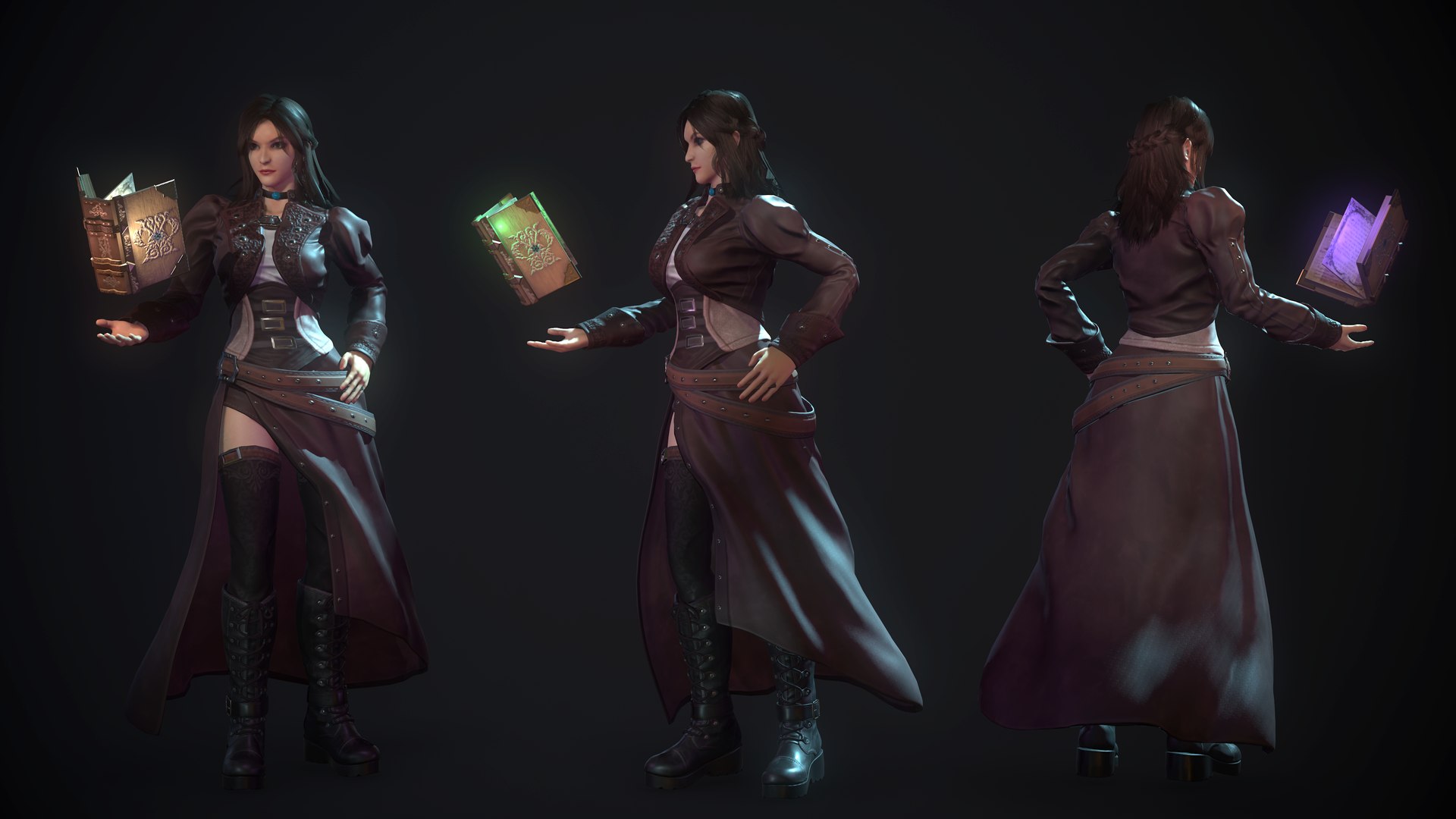 3D Model Mage Female - TurboSquid 1363532
