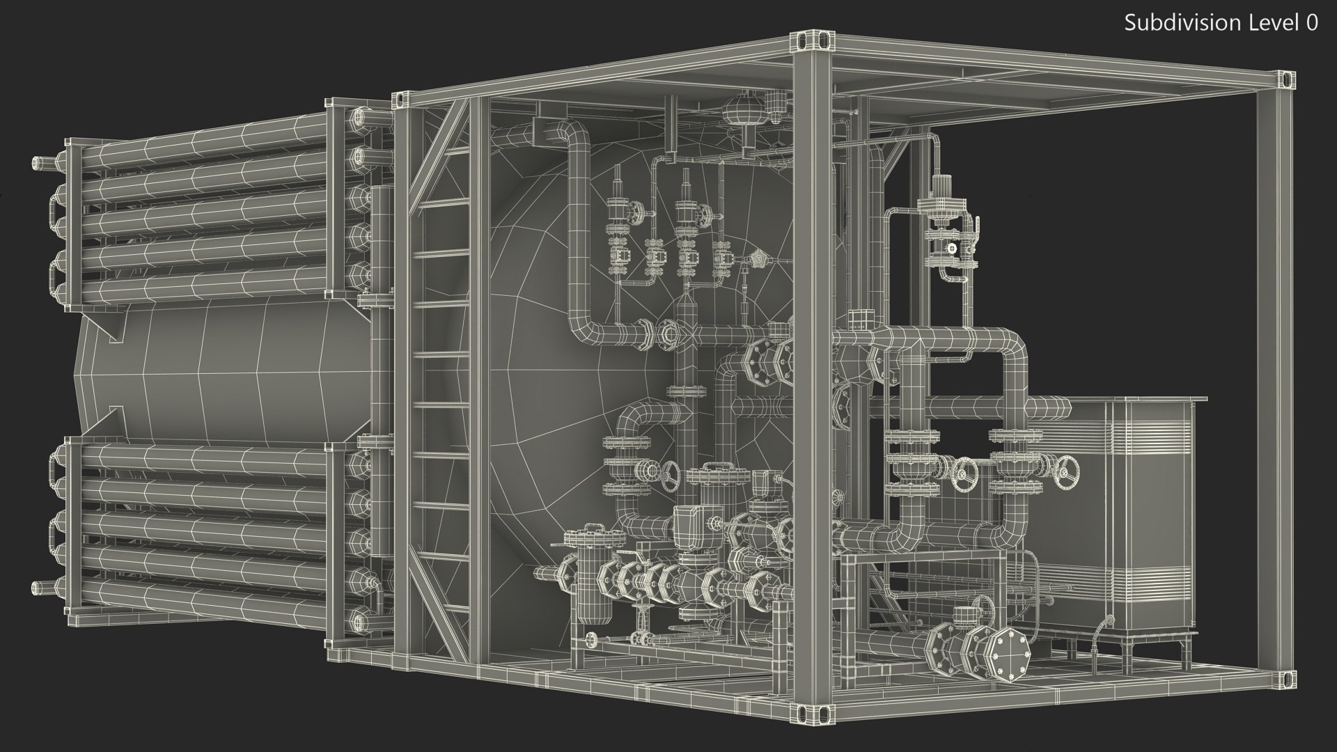 Green Energy Regasification Plant 3D Model - TurboSquid 2240485