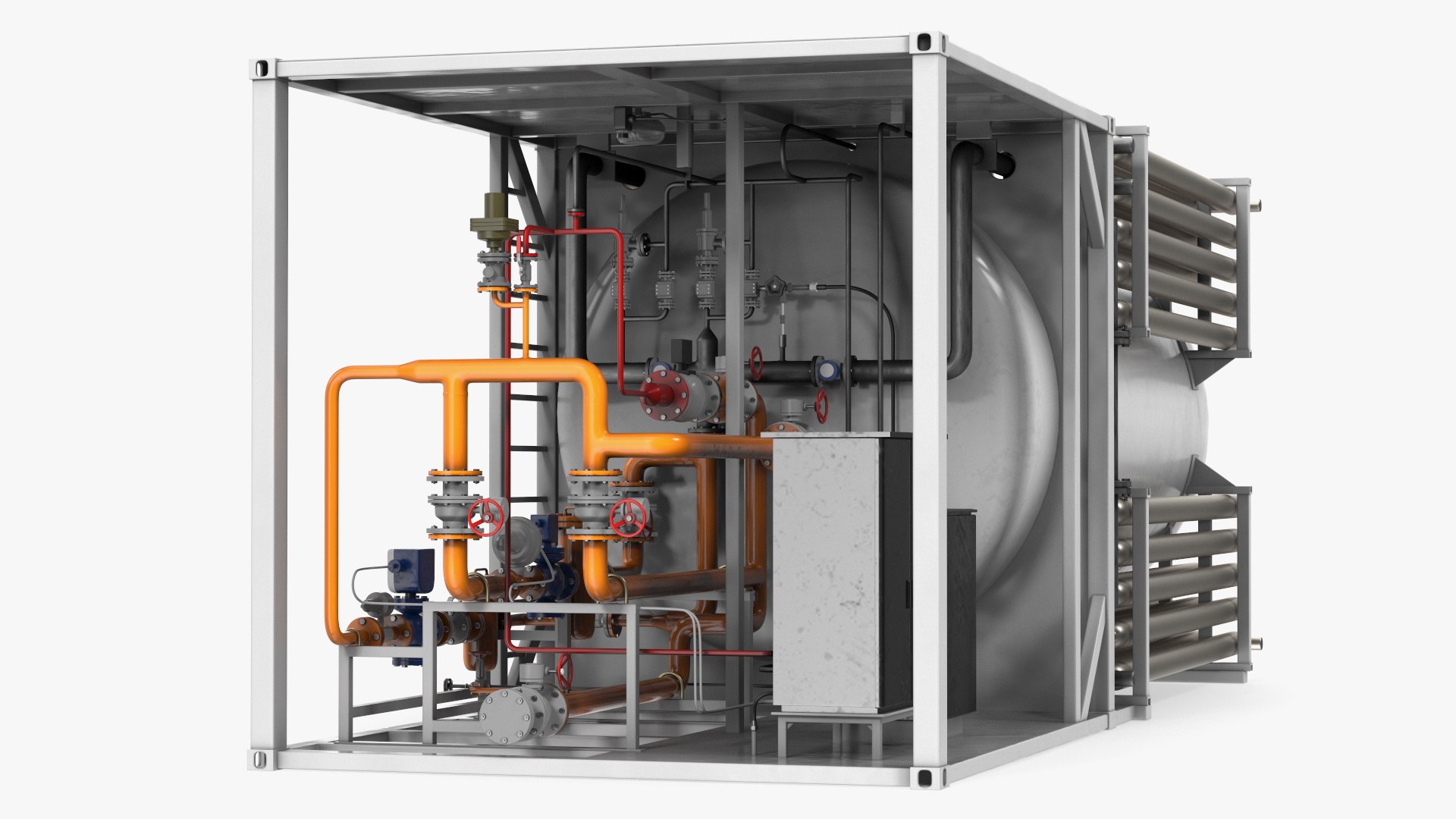 Green Energy Regasification Plant 3D Model - TurboSquid 2240485