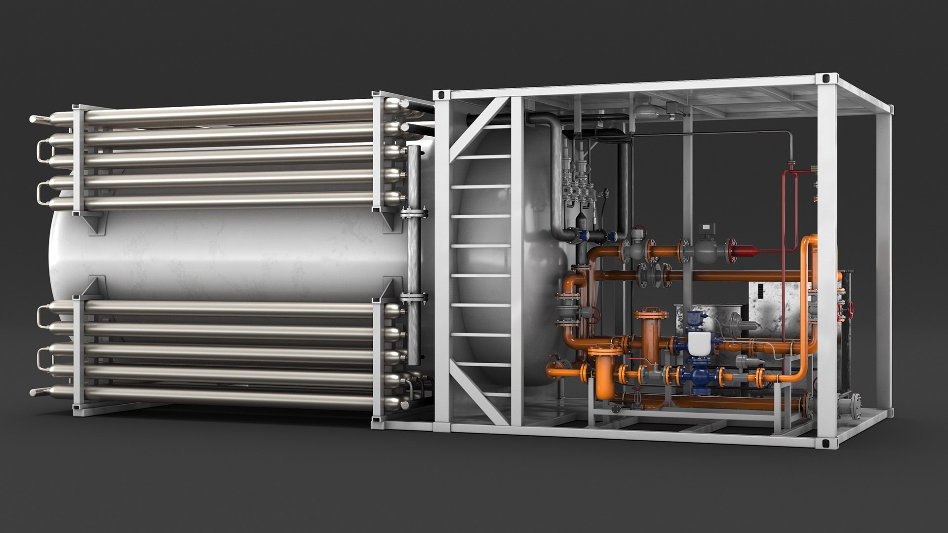 Green Energy Regasification Plant 3D Model - TurboSquid 2240485