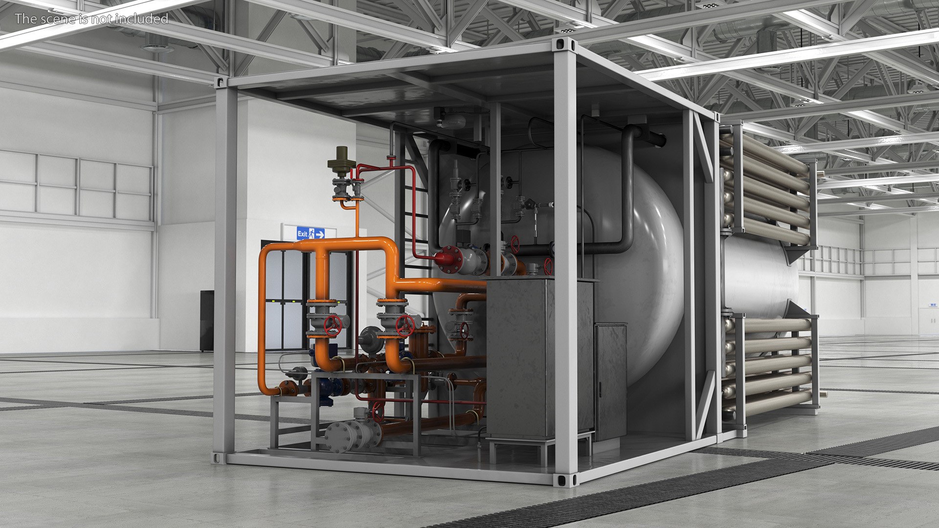 Green Energy Regasification Plant 3D Model - TurboSquid 2240485