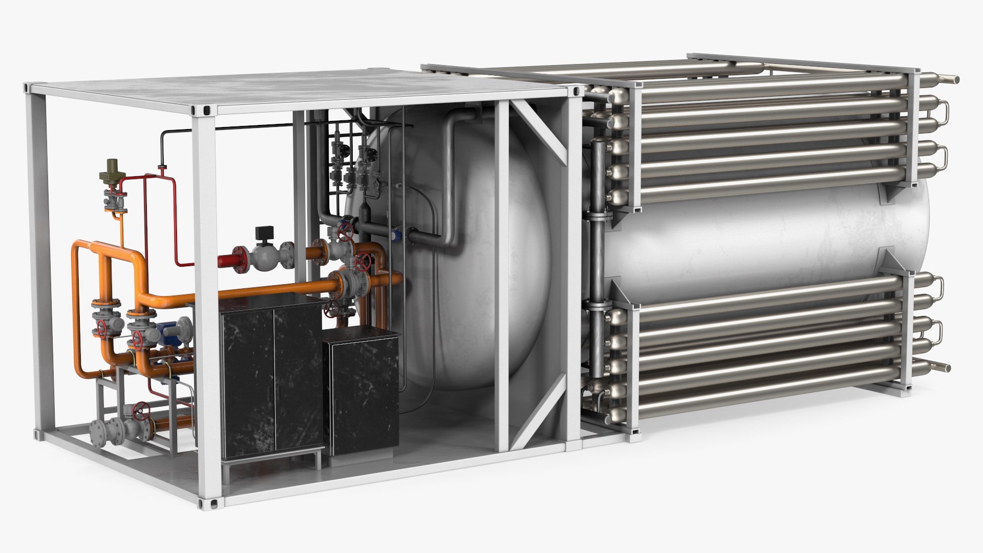 Green Energy Regasification Plant 3D Model - TurboSquid 2240485