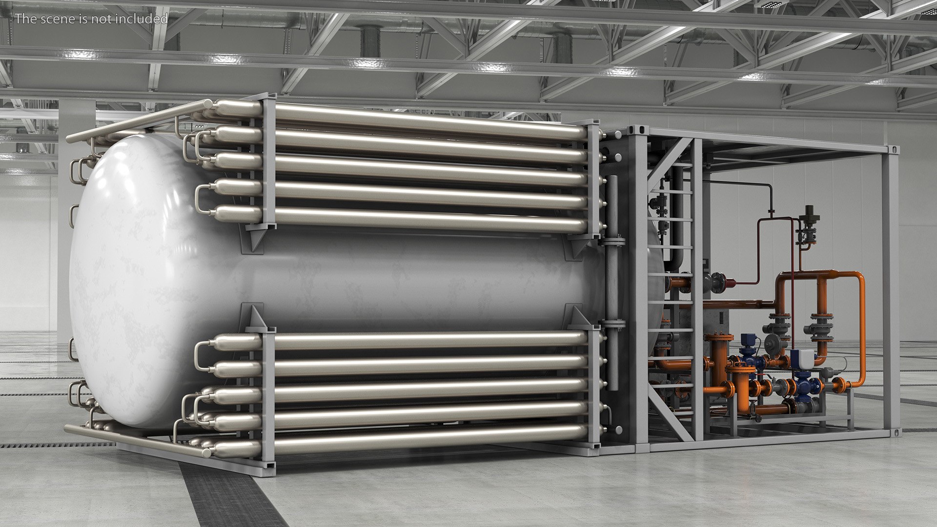 Green Energy Regasification Plant 3D Model - TurboSquid 2240485