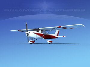 cessna 152 aerobat 3d model