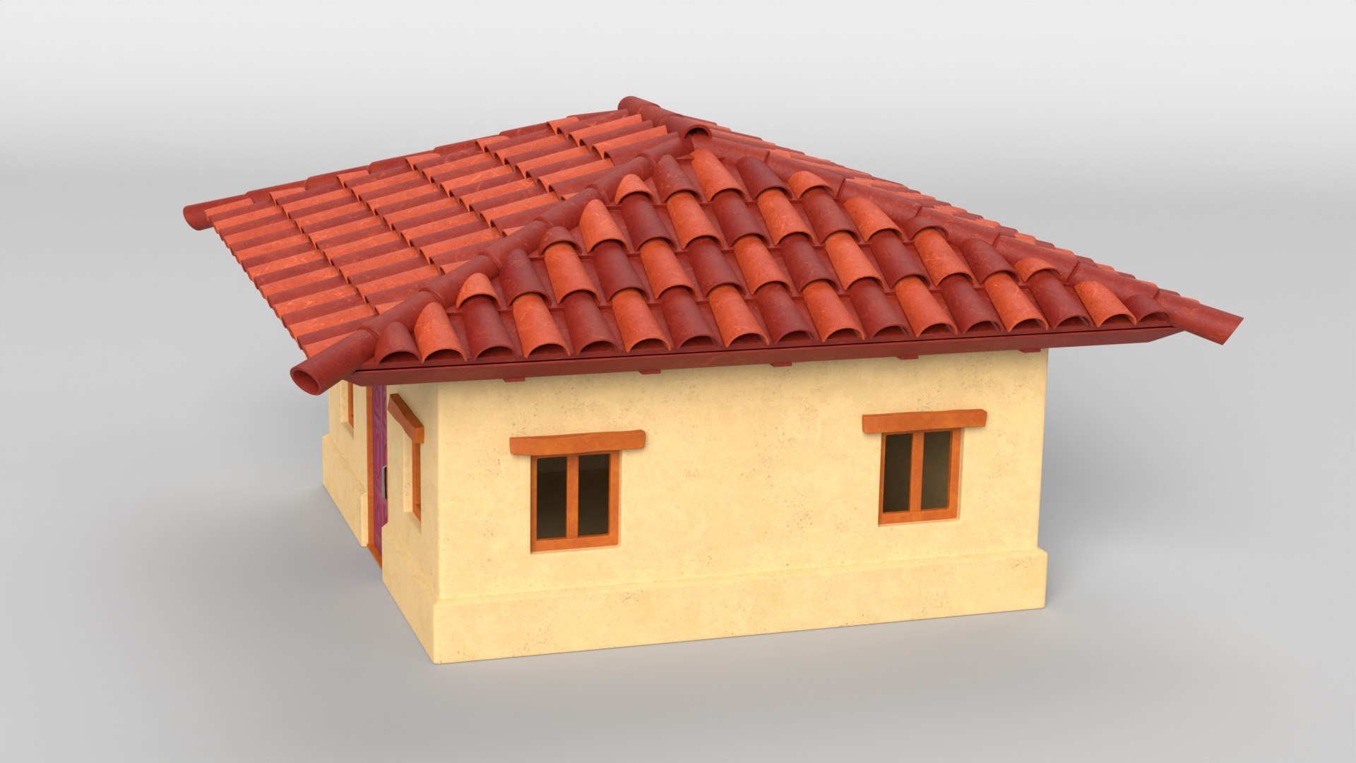 Stylized Building 2 3D Model TurboSquid 1964792