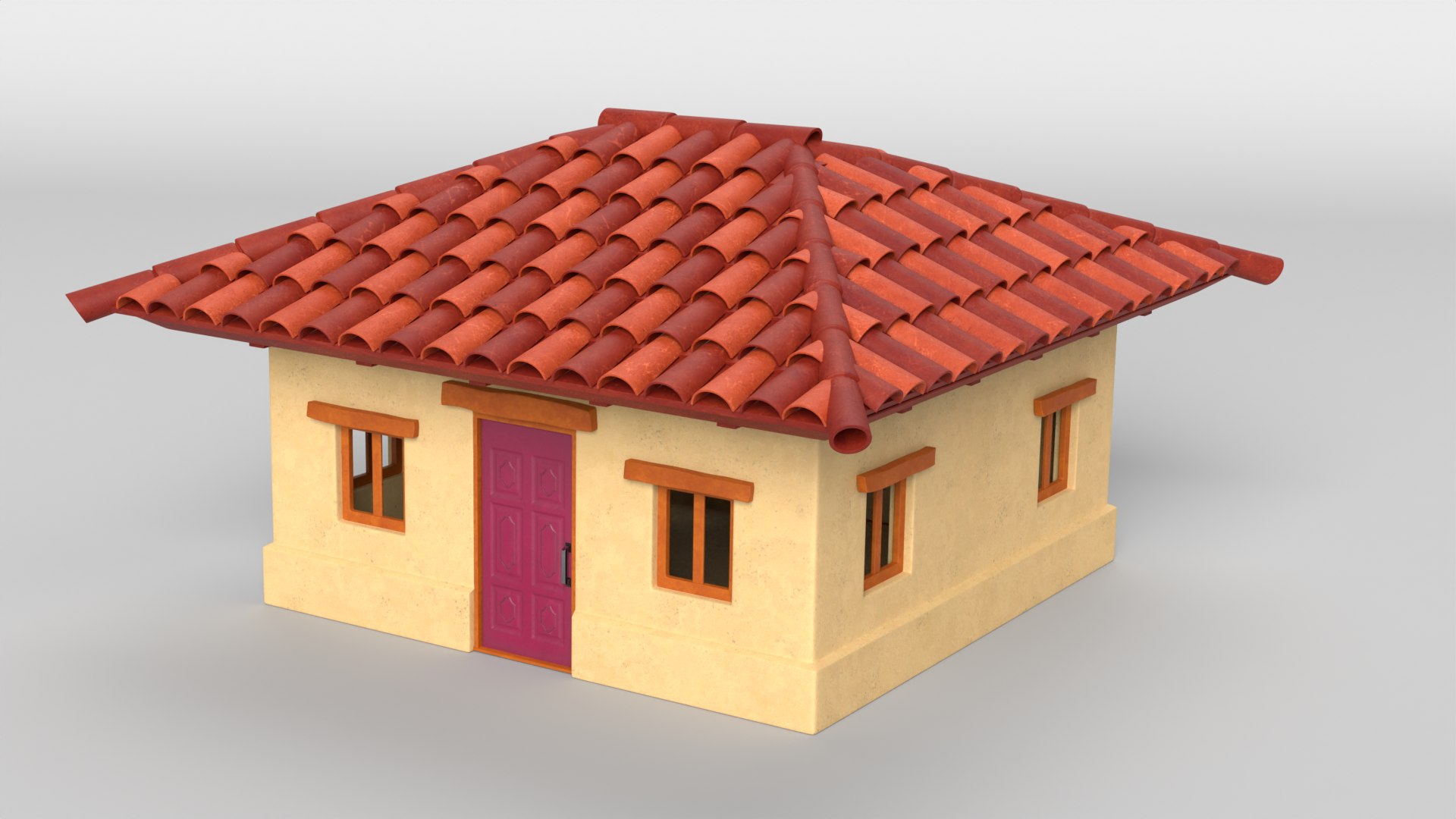 Stylized Building 2 3D Model TurboSquid 1964792